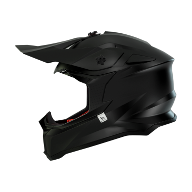 ШЛЕМ OFF-ROAD MT HELMETS FALCON SOLID SOLID A1 GLOSS BLACK